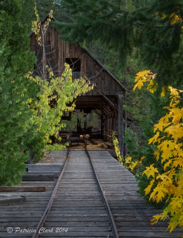 Looking back at the mill.